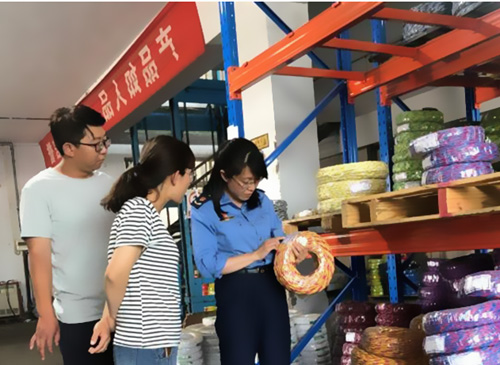 展開電線電纜產品質量查看排查作業